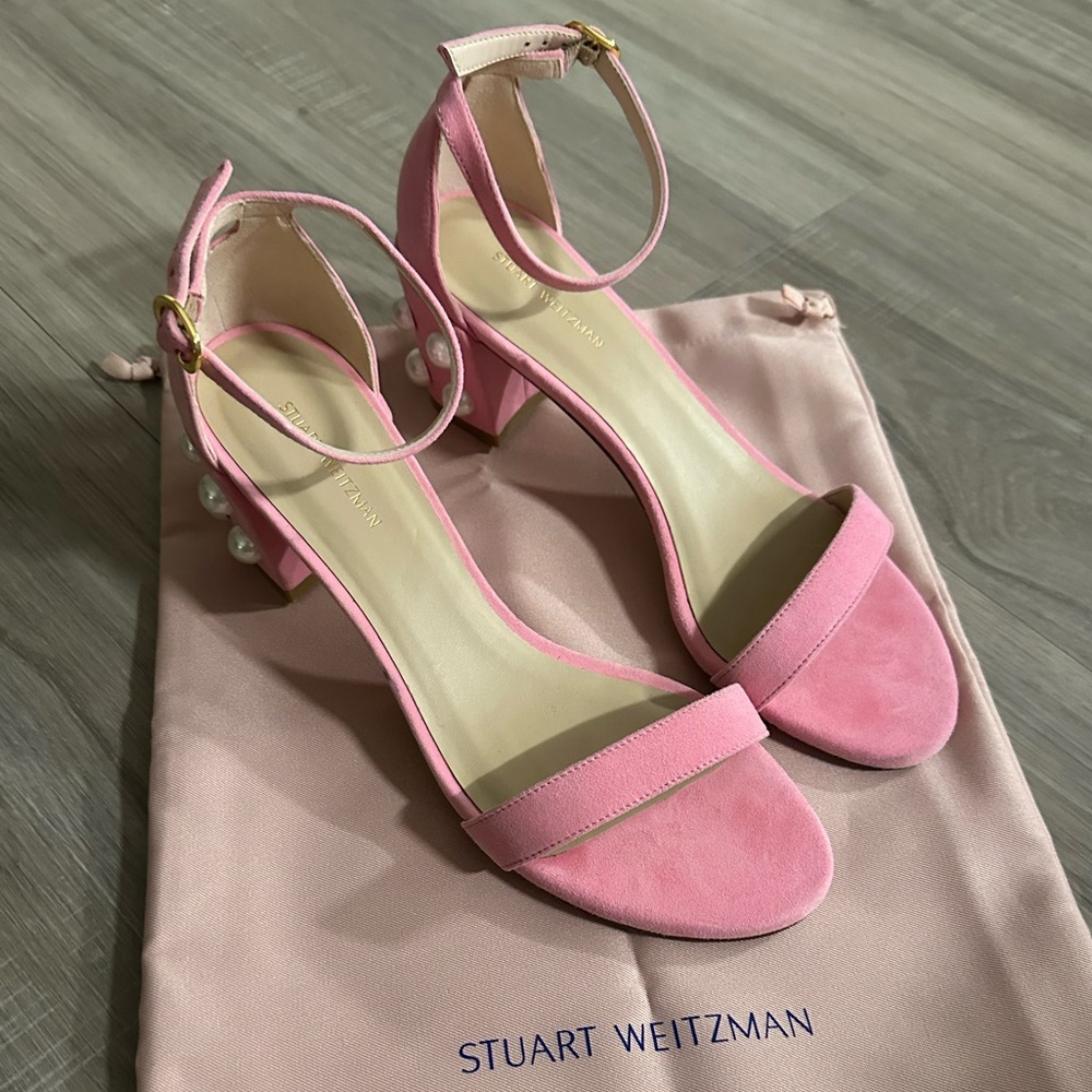 STUART WEITZMAN PINK HEELS